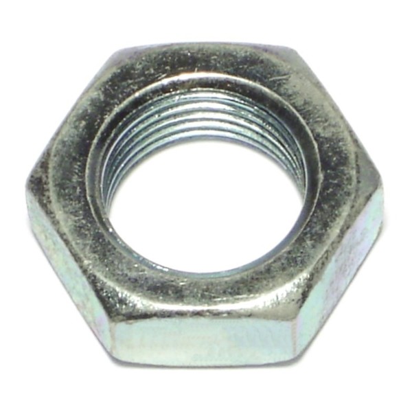 Midwest Fastener Lock Nut, 9/16"-18, Steel, Zinc Plated, 6 PK 60696